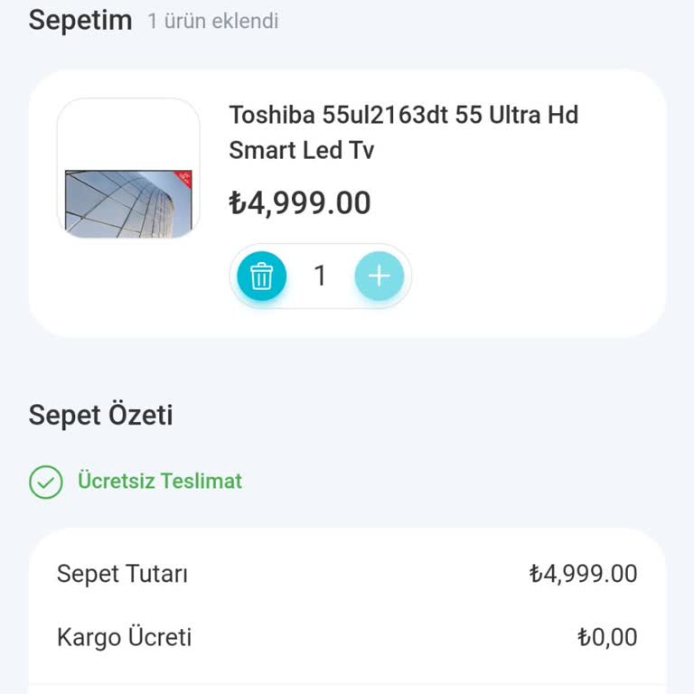 A101 Toshiba TV Siparişim Kayboldu!