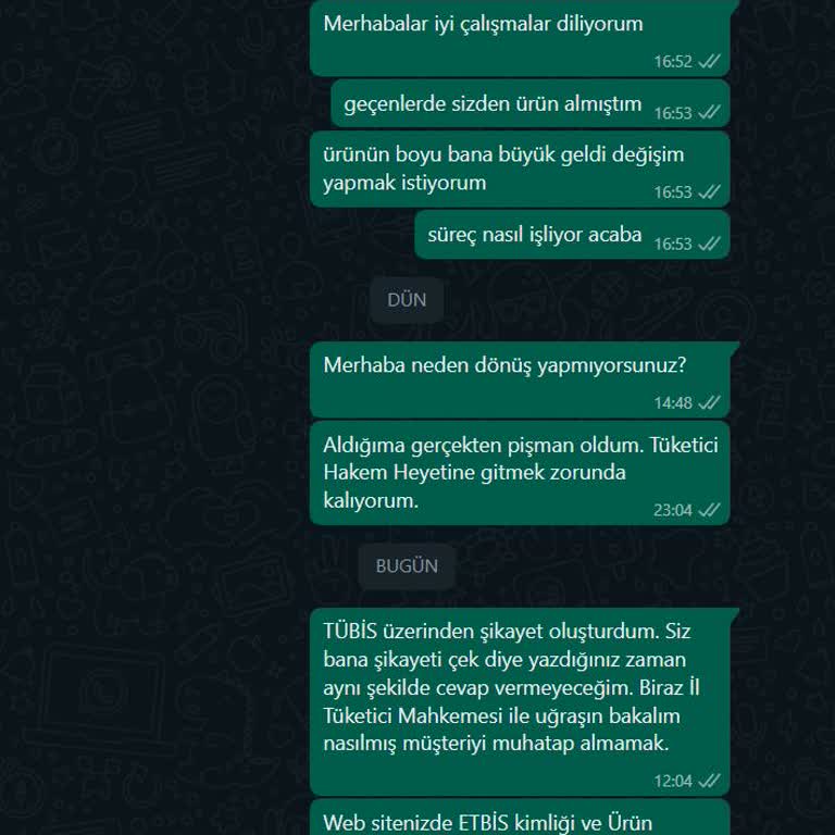 Yanlış Ürün Ve İlgisiz Müşteri Hizmetleri