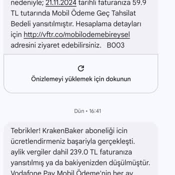 Yanlış Abonelik Bildirimleri Ve Yetersiz Müşteri Hizmeti