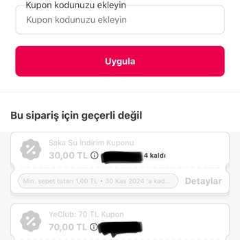Kupon Kullanım Sorunu Ve Yetersiz Müşteri Hizmeti