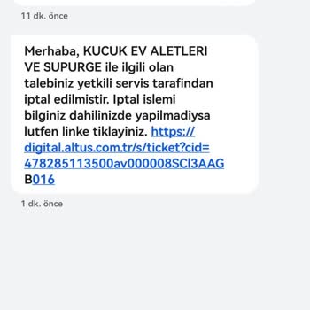 Altus Klimam Soğutmuyor Ve Servis Çözümsüz Kaldı