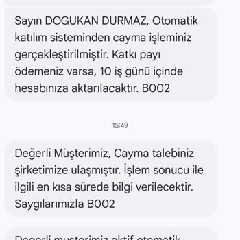 İptal Edilen BES Ücret İadesi Sorunu