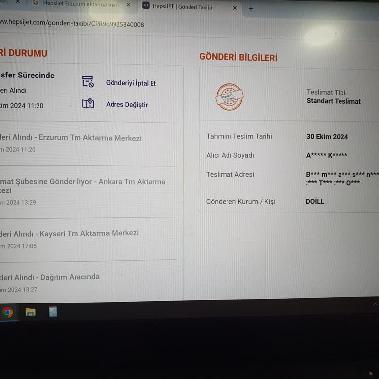 Hepsijet Kargo İle Türkiye Turu: Kayseri'den Trabzon'a Ulaşamayan Paket