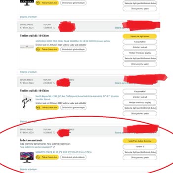 Amazon'dan Alınan Monitörlerde Ölü Piksel Sorunu Ve İade Süreçleri