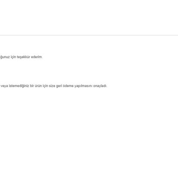 Amazon'dan Ücret İadesi Gecikmesi Ve Güven Sorunu