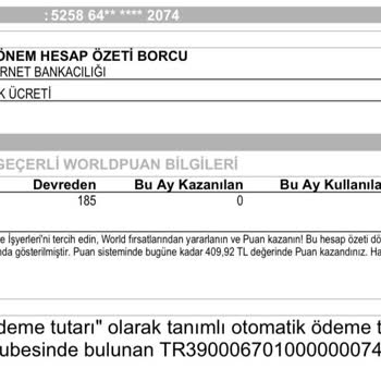 Kapattığım Kart İçin Haksız Aidat Ücreti