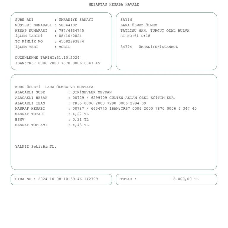 İngilizce Kursunda Kayıt Sorunu Ve Ücret İadesi Talebi