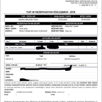 Pera Tur'un Para İadesi Gecikmesi Mağduriyet Yaratıyor