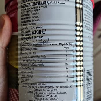 Salçada Kum Tanecikleri: Tamek'te De Aynı Sorun