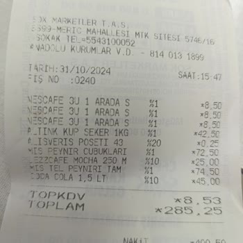 Şok Market'ten Aldığım Soğuk Kahve Hayal Kırıklığı