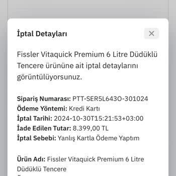 İade Edilmeyen Kredi Kartı Ücreti