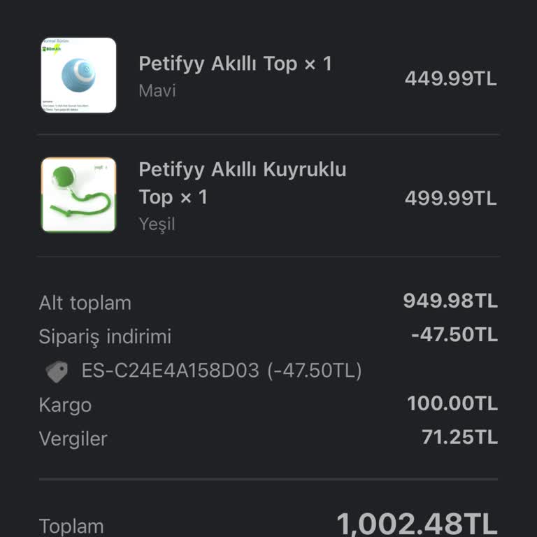 Petiffy Sipariş İadesi Ve İletişim Sorunu