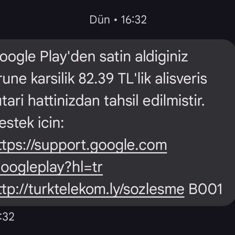 Mobil Ödeme Yapıldı, Ürün Teslim Edilmedi