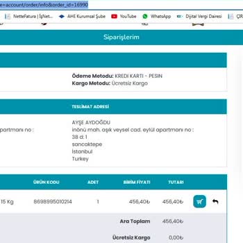 Teslim Edilmeyen Mama Siparişi Ve İletişim Sorunları