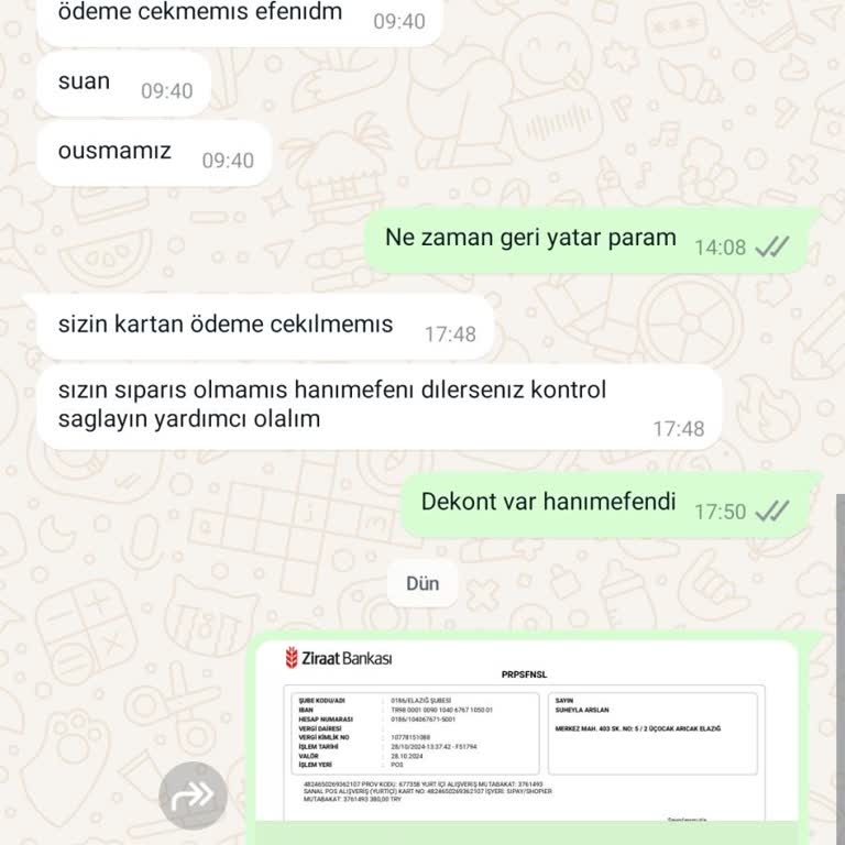 Hesabımdan İzinsiz Para Çekildi
