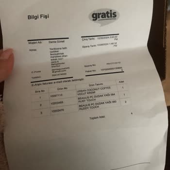 Yanlış Ürün Gönderimi Ve Çözüm Eksikliği