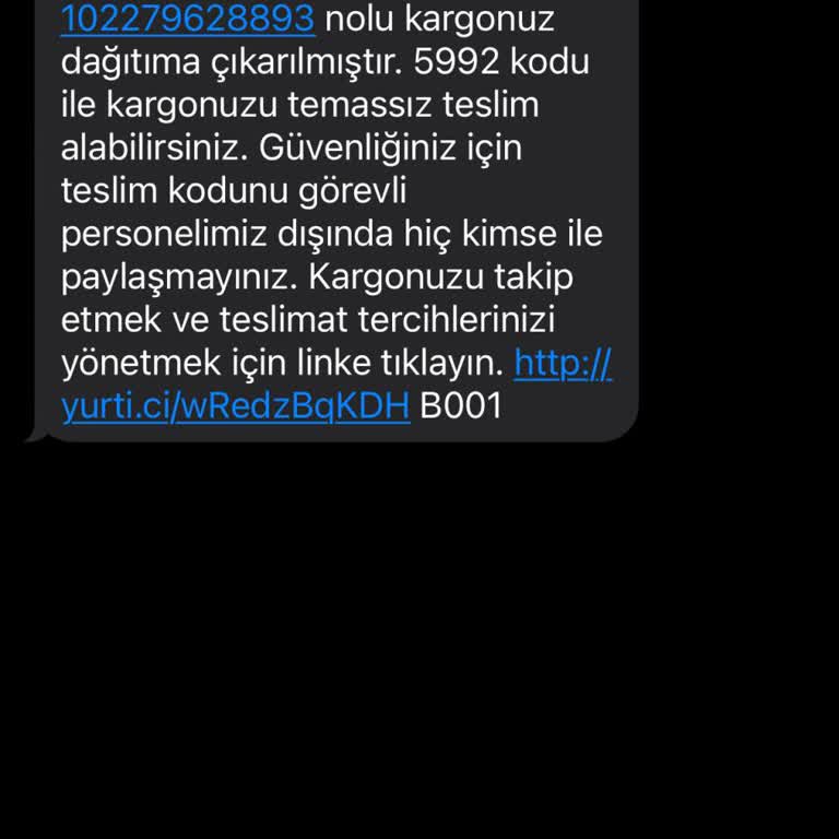 Yurtiçi Kargo Teslim Edilmeyen Kargo Ve İletişim Sorunu