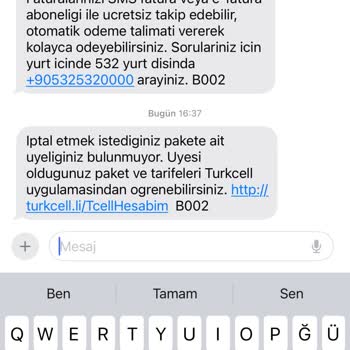 İptal Edilemeyen Üyelik Ve Fatura Sorunu