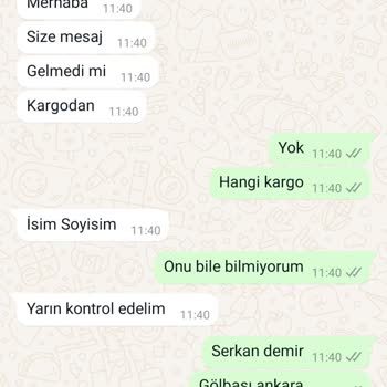 Geciken Teslimat Ve İletişim Sorunları