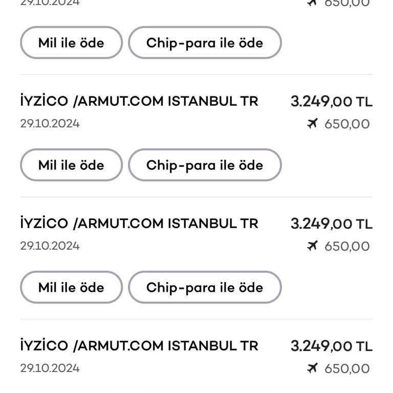 Bilinmeyen Iyzico İşlemiyle 13000 TL Kaybı