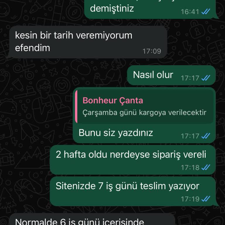Teslimat Gecikmesi Ve İletişim Sorunları