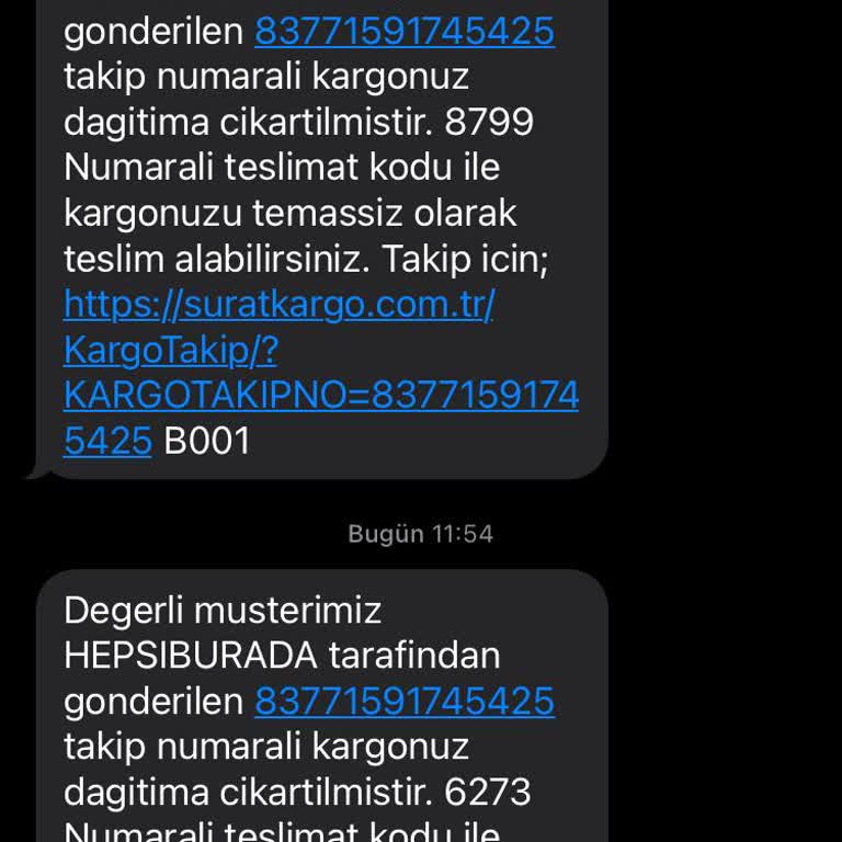 Sürat Kargo İle Geciken Teslimat Sorunu