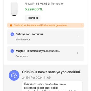 Hepsiburada'da Termosifon Kabusu: Sipariş Verdim, Mağdur Oldum