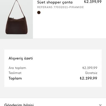 Mango'dan Satın Aldığım Çanta Teslim Edilmedi Ve İade Süreci Sorunlu