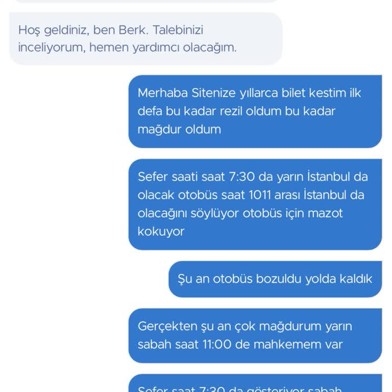 Obilet İle Seyahat Kabusu: Yanlış Bilgi Ve İlgisiz Müşteri Hizmetleri