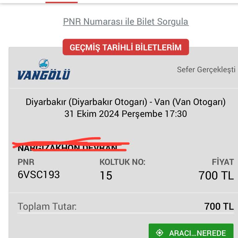 Van Gölü Otobüs Firmasında Gürültü Ve Hizmet Eksikliği