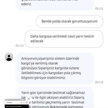 Samsung'dan Aldığım Telefon Teslim Edilmiyor