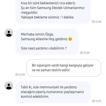 Samsung'dan Aldığım Telefon Teslim Edilmiyor
