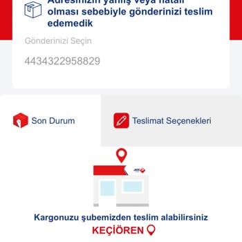 Yanlış Adres Bilgisiyle Teslimat Sorunu