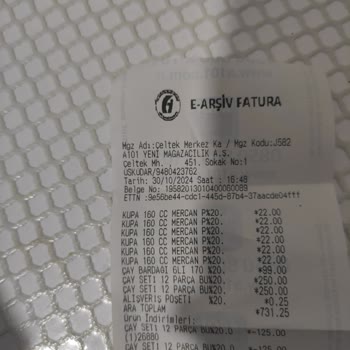 A101 Mağazasında Etiket Ve Kasa Fiyat Farklılıkları