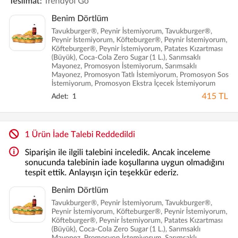 Yanlış Sipariş Ve İade Sürecinde Yaşanan Sorunlar