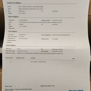 Yanlış Ürün Ve İade Sorunu: Philips TV Siparişimde Hayal Kırıklığı