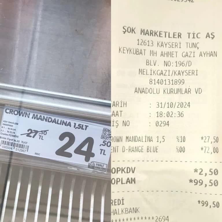 Şok Market'te Sürekli Etiket Ve Kasa Fiyat Farkı Sorunu
