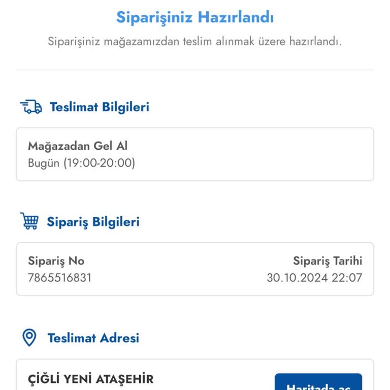 Yanlış Adres Bilgisi Ve İptal Edilen Sipariş Sorunu