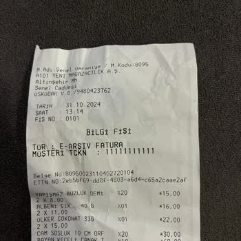 Tarihi Geçmiş Ürünlerin Satışı Hakkında Şikayet