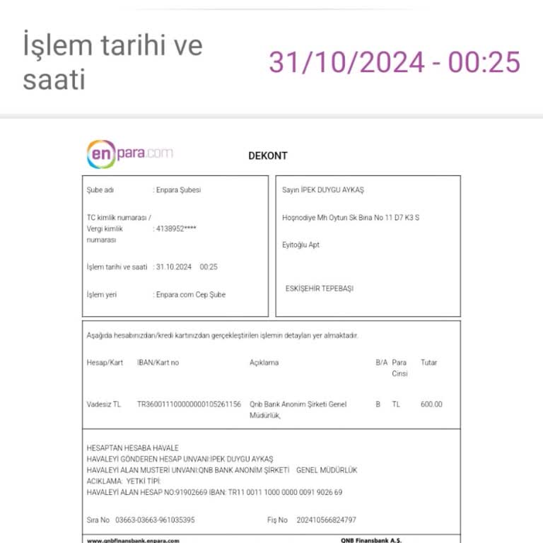 Monoapp'ta Kaybolan Para: Çözüm Bekleyen Müşteri