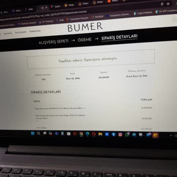 Bumer Beauty Siparişlerin Takibini Yapamıyorum