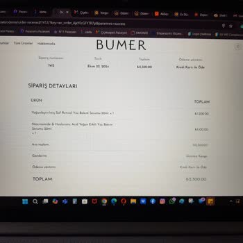 Bumer Beauty Siparişlerin Takibini Yapamıyorum