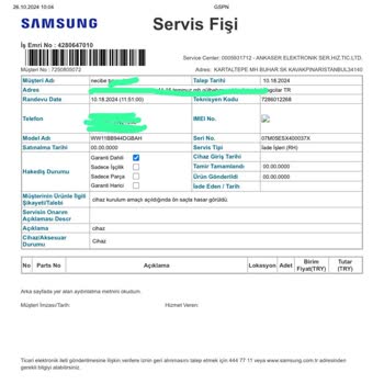 Samsung Çamaşır Makinesi Mağduriyeti: Değişim Talebine Red