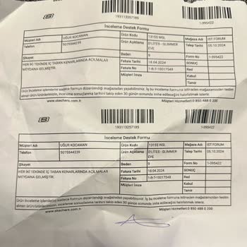 Skechers Mağazasında İnceleme Sorunu