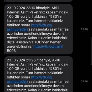 Gece Yarısı İnternet Tükenmesi Ve Yanıtsız Müşteri Hizmetleri