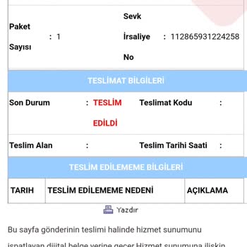 Kargom Teslim Edilmedi, Mağduriyet Yaşıyorum