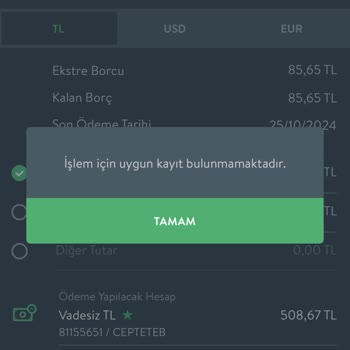 Kapanan Kredi Kartı Borcunun Tahsil Edilmemesi