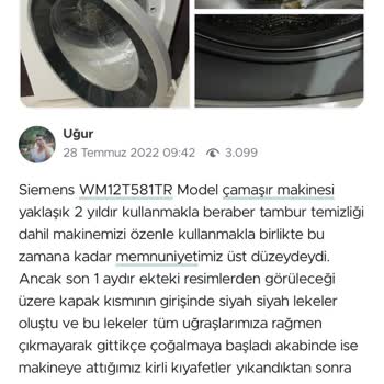 Siemens Çamaşır Makinesi Kapak Sorunu Ve Müşteri Memnuniyetsizliği