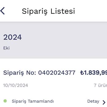 Eksik Gönderilen Penti Mayo Siparişi Sorunu