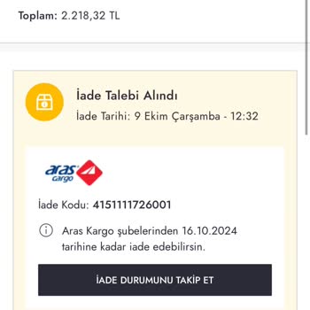 Boyner'den Aldığım Defolu Ürün Ve Geciken İade Süreci